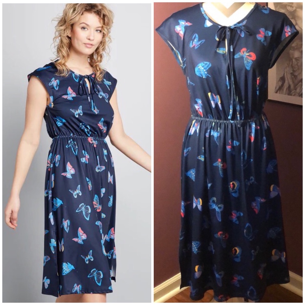 💓Sun Fire Butterfly Dress